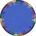 thumbnail image 1 of Joy Carpets Joy Carpet Alphabet Braid Multi 7'7" Round, 1 of 1