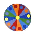 thumbnail image 1 of Joy Carpet Kid Essentials Early Childhood Color Wheel Rug Round Multicolor 7'7", 1 of 1