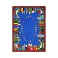 thumbnail image 1 of Joy Carpets 1679D Read & Learn Rectangle Classroom Rug  Multi Color - 7 ft. 8 in. x 10 ft. 9 in., 1 of 1