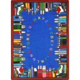 thumbnail image 1 of Joy Carpets Kid Essentials Read & Learn 7'8" x 10'9" Area Rug in Color Multi, 1 of 1
