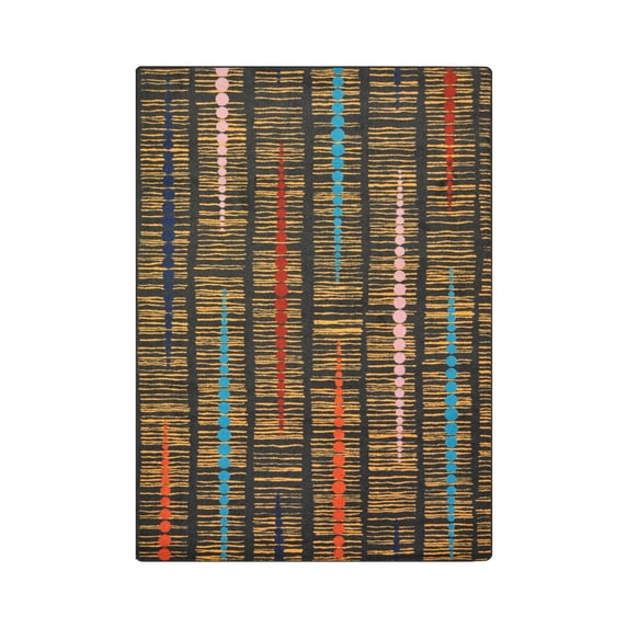 Joy Carpets Kid Essentials Teen Area Rugs Recoil Rectangle 5'4" x 7'8" Multicolor