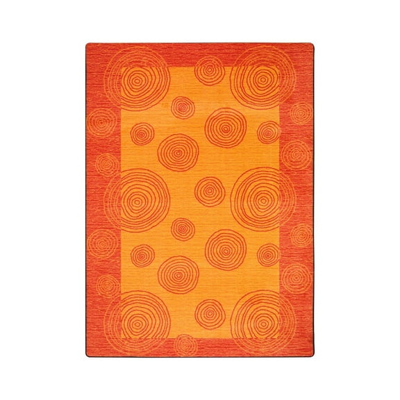 Joy Carpet Whimzi Orange 3'10" x 5'4"