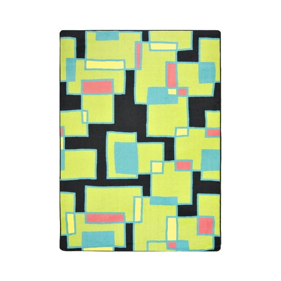 Outside the Box 7'8" x 10'9" Area Rug In Color Tropical