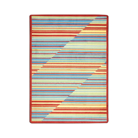 Kid Essentials - Teen Area Rugs Rhythm, 5'4" x 7'8", Tropical