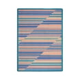 thumbnail image 1 of Kid Essentials - Teen Area Rugs Rhythm, 5'4" x 7'8", Water, 1 of 2