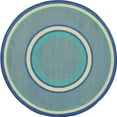 thumbnail image 1 of Joy Carpets 1726BB-02 Kid Essentials Ripples Oval Misc Sold Color Area Rugs 02 Boy Blue - 3 ft. 10 in. x 5 ft. 4 in., 1 of 2