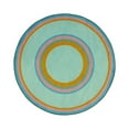 thumbnail image 1 of Ripples 5'4" Round Area Rug In Color Teal, 1 of 2