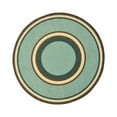 thumbnail image 1 of Kid Essentials - Misc Sold Color Area Rugs Ripples, 5'4" Round, Woodland, 1 of 2