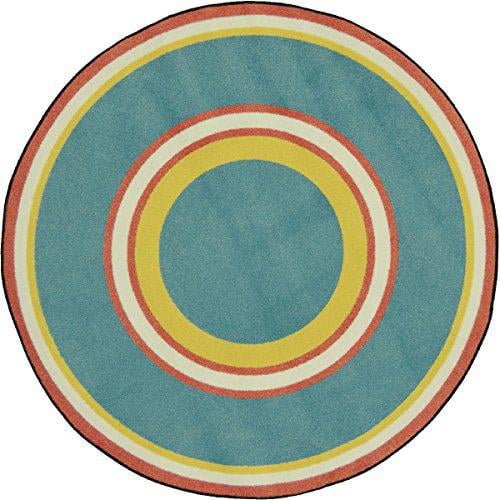 Ripples 13'2" Round area rug in color Beach