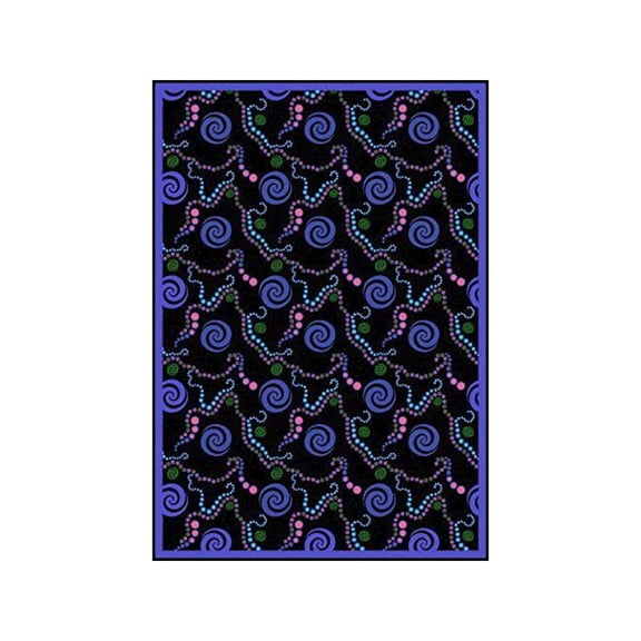Joy Carpets Kaleidoscope Pop Beads 5'4" x 7'8" Area Rug in Color Multi