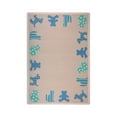 thumbnail image 1 of Kid Essentials - Infants & Toddlers Frisky Friends, 3'10" x 5'4", Blue, 1 of 1