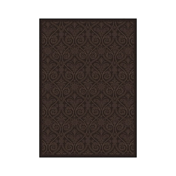 Damascus 5'4" x 7'8" Area Rug In Color Brown
