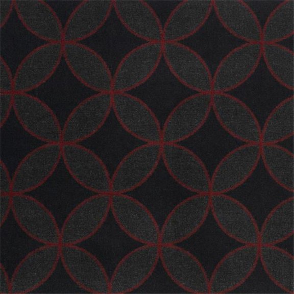 Joy Carpets 1759C-04 Kaleidoscope Eclipse Rectangle Whimsical Area Rugs 04 Red - 5 ft. 4 in. x 7 ft. 8 in.
