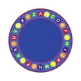 thumbnail image 1 of Joy Carpets 1786E-01 7 ft. 7 in. Alphabet SpotsKid Essentials Round Rug  Multicolor, 1 of 2
