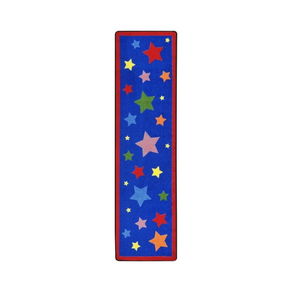 Reading Superstars 2'1" x 7'8" Runner Area Rug In Color Multi