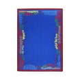 thumbnail image 1 of Read Believe & Achieve 5'4" x 7'8" Area Rug In Color Multi, 1 of 1