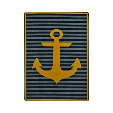Joy Carpet Safe Mooring™ Yellow 5'4" x 7'8"