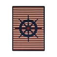 thumbnail image 1 of Set Your Course 3'10" x 5'4" Area Rug In Color Blue, 1 of 1