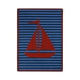 thumbnail image 1 of Following Seas 3'10" x 5'4" Area Rug In Color Red, 1 of 1