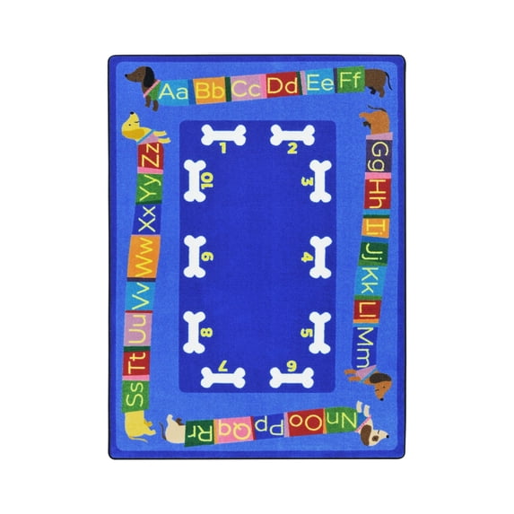 Doggone Good Alphabet Doggone Good Alphabet, 7'8" x 10'9", Multicolor