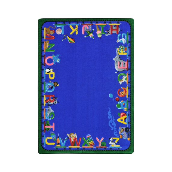 Choo Choo Letters 7'8" x 10'9" area rug in color N/A