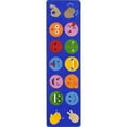 thumbnail image 1 of Joy Carpets 1936RR 2 ft. 1 in. x 7 ft. 8 in. Emoji Expressions Kid Essentials Runner Rug Multicolor, 1 of 1