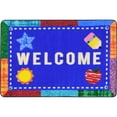 thumbnail image 1 of Joy Carpets Kid Essentials Alphabet Upcycle 2'8" x 3'10" Area Rug in Color Multi, 1 of 1