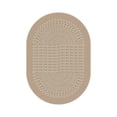 thumbnail image 1 of Like Home 3'10" x 5'4" Oval Area Rug In Color Beige-Color:Beige,Material:Nylon, 1 of 1