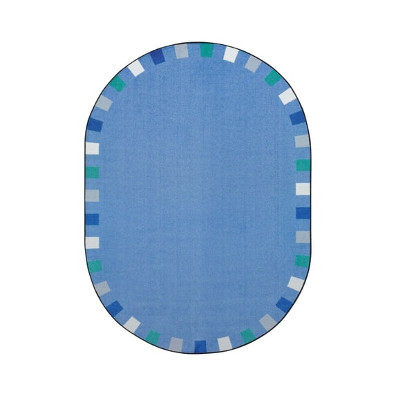 Joy Carpet On The Border Softs 5'4" x 7'8" Oval