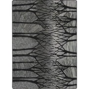 Joy Carpets First Take Woodland Way 5'4" x 7'8" Area Rug in Color Fog