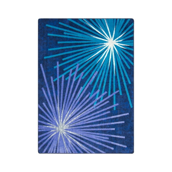 Joy Carpets First Take Sputnik Violet 5'4" x 7'8"