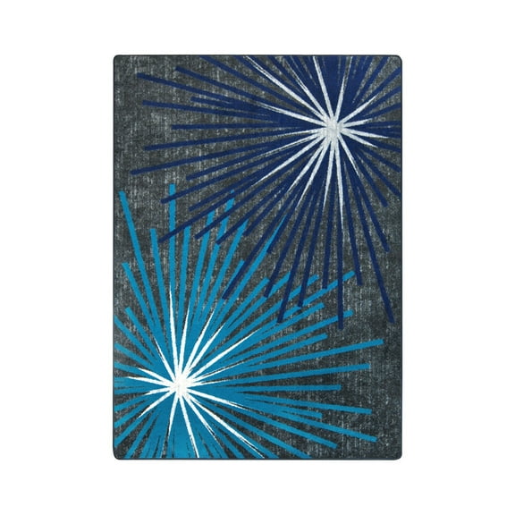 Joy Carpets First Take Sputnik Sapphire 7'8" x 10'9"