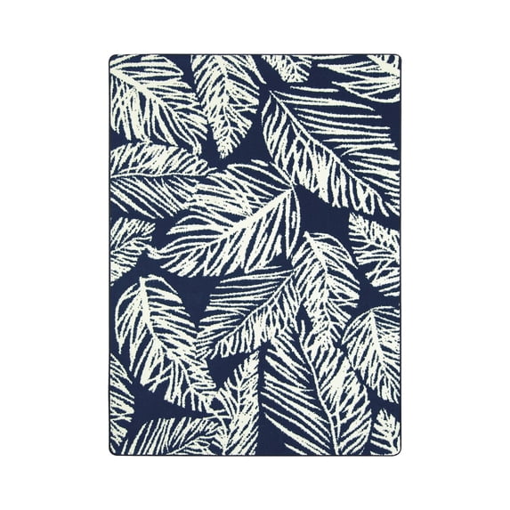 Cordova 3'10" x 5'4" Area Rug In Color Admiral-Color:Black,Material:Nylon