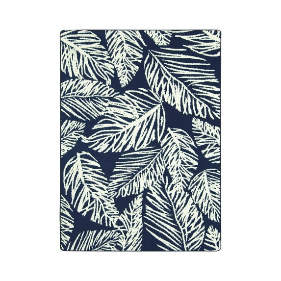 Cordova 5'4" x 7'8" Area Rug In Color Admiral-Color:Black,Material:Nylon