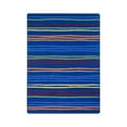 thumbnail image 1 of All Lined Up 7'8" x 10'9" Area Rug In Color Rainbow-Color:Rainbow,Material:Nylon, 1 of 1