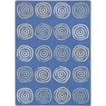 thumbnail image 1 of Joy Carpets Kid Essentials Simply Swirls 5'4" x 7'8" Area Rug in Color Pastel, 1 of 4