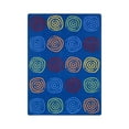 thumbnail image 1 of Simply Swirls 7'8" x 10'9" Area Rug In Color Rainbow-Color:Rainbow,Material:Nylon, 1 of 1