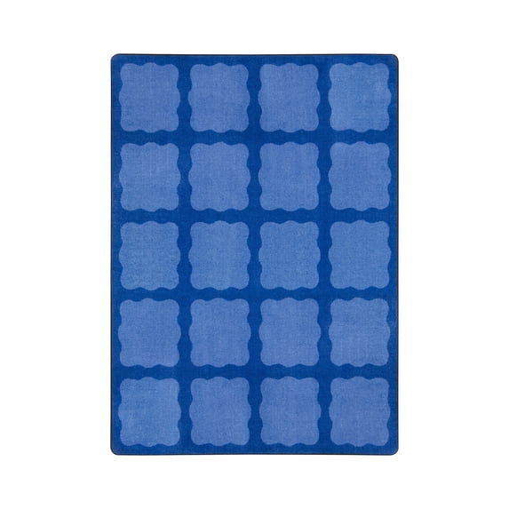 Simply Squares 5'4" x 7'8" Area Rug In Color Multi-Color:Multi,Material:Nylon