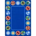 thumbnail image 1 of Joy Carpets 2023D Sit Around the Seasons Rectangle Area Rug, Multi Color - 7 ft. 8 in. x 10 ft. 9 in., 1 of 1