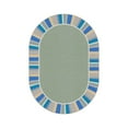 thumbnail image 1 of Off the Cuff 3'10" x 5'4" Oval Area Rug In Color Sage-Color:Sage,Material:Nylon, 1 of 1