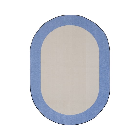 Joy Carpets Kid Essentials Easy Going Light Blue 5'4" x 7'8"