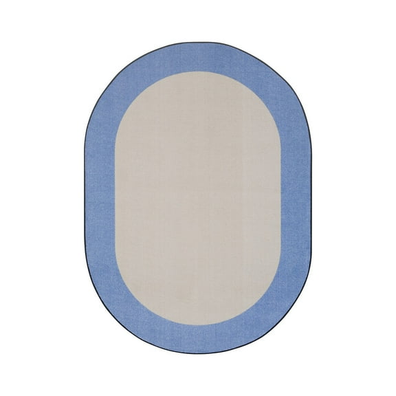 Joy Carpets Kid Essentials Easy Going Light Blue 5'4" x 7'8"