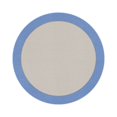 thumbnail image 1 of Easy Going 5'4" Round Area Rug In Color Light Blue-Color:Light Blue,Material:Nylon, 1 of 1