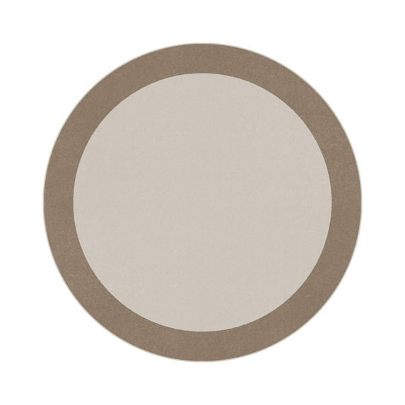 Joy Carpets Kid Essentials Easy Going Neutral 5'4" Round