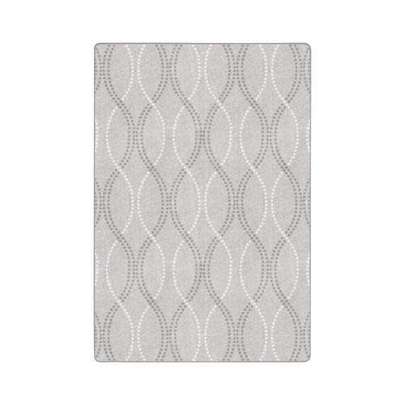Seventh Heaven 5'4" x 7'8" Area Rug In Color Morning Fog-Color:morning fog,Material:Nylon