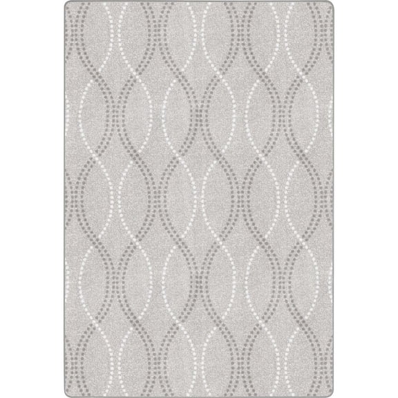 Joy Carpets Impressions Seventh Heaven 7'8" x 10'9" Area Rug in Color Morning Fog