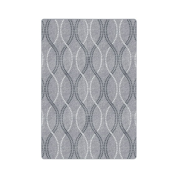 Seventh Heaven 7'8" x 10'9" Area Rug In Color Smoke-Color:Smoke,Material:Nylon