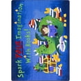 thumbnail image 1 of Joy Carpets Kid Essentials Reading Cave 7'8" x 10'9" Area Rug in Color Multi, 1 of 1