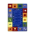 thumbnail image 1 of First Words 7'8" x 10'9" Area Rug In Color Multi-Color:Multi,Material:Nylon, 1 of 1