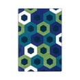 thumbnail image 1 of Hexed 3'10" x 5'4" area rug in color Violet, 1 of 1